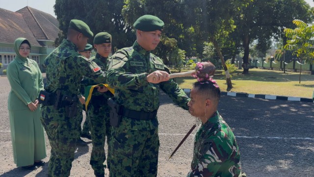 Yonif 515 UTY/9/2 Kostrad Gelar Tradisi Penyambutan Macan Kumbang 47