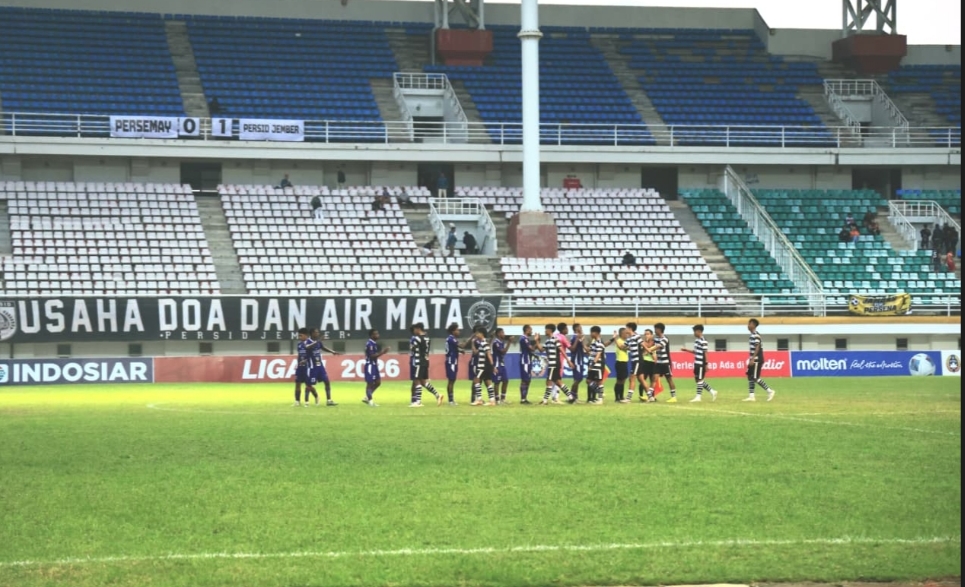 Persid Kabupaten Jember Raih Poin Penuh atas Persemay Maybrat.